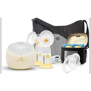Medela Sonata Smart Double Electric Breast Pump, Rechargeable Flex Shields, Apps